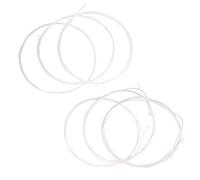 Asixxsix Cordes de Guitare Classique, Nylon et Cuivre, Jeu de 6 Pièces | Pièces de rechange pour instruments acoustiques, plaie plaquée argent, fabrication soignée, conception délicate, pour