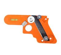 Asixxsix Coupe-bande de Chant, Coupe-bordure de Placage à Lame en Acier de 8 Mm R1,5 Mm avec Bulle de Niveau, bordure pour le Travail du Bois pour L'ébavurage, le Chanfreinage et