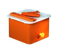 Asixxsix Coupe carton sûre pour enfants âges 5+, Machine de coupe de papier 45W jouet éducatif avec structure de cachée et commutateur sûr pour les (Version standard du -carton Prise UE 100-240V)