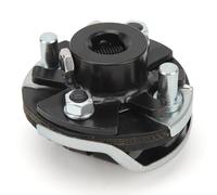 Asixxsix Coupleur de Direction en Métal cannelé 3/4" DD X 3/4"-30 pour Boîtes Manuelles Chevy, Connexion Haute Performance pour Colonne de Direction, Convient aux Colonnes Flaming River, Ididit,