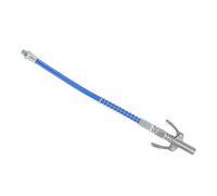 Asixxsix Coupleur de Pistolet à Graisse, Raccords de Pistolet à Graisse sans Fuite de 10 000 PSI, Raccord de Verrouillable avec Tuyau Flexible à Ressort de 12 Pouces pour Machines de Découpe, (Type