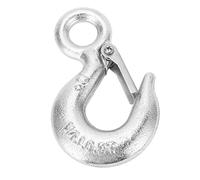Asixxsix Crochet de Préhension, Crochet de Chaîne en Acier Inoxydable 0,5 T, à Chape sans Installation de Perçage pour le Levage de Gréements, Machines d'ingénierie, Remorque, Port, équipement