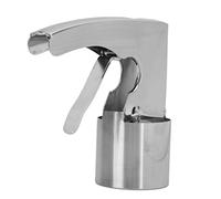 Asixxsix Cuillère à Crème Glacée Cylindrique, Boule en Acier Inoxydable S304 avec Gâchette, Design Ergonomique, épaisseeur Réglable, Cuillère à Crème Glacée de l'ancien avec Declencheur,