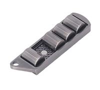 Asixxsix Curseur de Poisson-Pois, Portable anxiété de Stress Relief en Métal, Pendentif Curseur Magnétique, de Push ADHD Adulte pour Les Toys de Bureau de Bureau de pour , Père, Mari (Silver)
