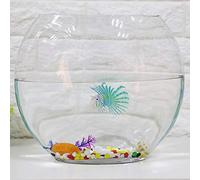 Asixxsix Décoration de Simulation D'aquarium Vive avec Effet Lumineux. Magnifique Poisson Artificiel D'aquarium de Poisson-Lion pour Un Superbe Affichage (Blue)