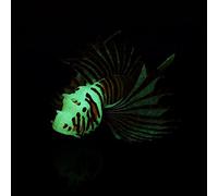 Asixxsix Décoration de Simulation D'aquarium Vive avec Effet Lumineux. Magnifique Poisson Artificiel D'aquarium de Poisson-Lion pour Un Superbe Affichage (Purple)