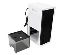 Asixxsix Déshumidificateur pour sous-sol, grand réservoir d'eau de 2,8 L,capteur précis,filtre haute efficacité,compresseur intelligent avec arrêt automatique,idéal pour camping-car (Prise UE)