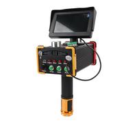 Asixxsix Détecteur de métaux pour Adultes, 15m Profondeur 1000m Gamme Professionnel Or Argent cuivre chercheur avec écran LCD, Scanner métallique Souterrain pour Le trésor (Prise UE 100-240V)