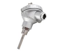 Asixxsix Détecteur de Température à Résistance D'installation Simple Sonde de Capteur de Température PT100 Tête de Borne de Thermocouple à Filetage NPT 1/2" à Haute efficacité, Matériau en Acier