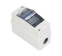 Asixxsix Disjonctteur Miniature DC, Interrupteur de Déconnexion Solaire Pv 1000v 50a avec Boîtier étanche Ip65, Isolateur de Circuit Photovoltaïque Coul