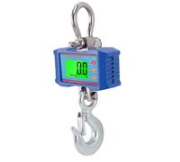 Asixxsix Échelle de Grue Numérique 1000 KG / 2200 LB, échelle de Suspension Industrielle Lourde avec Télécommande, Caron D'écran LCD, Changement d'unité KG/LB/ON, Hold Data