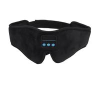 Asixxsix ÉcoTeurs de Sommeil, Masque de Sommeil Sans Fil, Haut-Parlesurs HD Integrés, ÉcoTeurs de en Velours pour les Dormeurs Latéraux, Homme, Femmes, Voyages en Avion