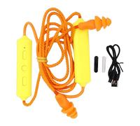 Asixxsix Écouteurs Bluetooth avec Bouchons d'oreille, écouteurs de sécurité à Réduction de Bruit de 29 DB, écouteurs sans Fil étanches IPX5, Protecting Auditive Industrielle (Yellow)