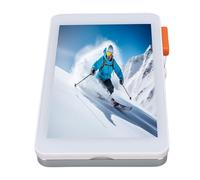 Asixxsix Écran Selfie Vlog, Mise en Miroir sans Fil en Temps Réel, Batterie 2300 MAh, Caméra Arrière Rotative à 180 °, écran Selfie Magnétique avec Support, Télécommande pour Diffusion en Direct