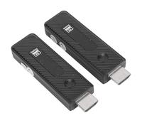 Asixxsix Émetteur et récepteur HDMI sans Fil, 5G 2,4G 4K Décodage 1080P Sortie Kit d'extension HDMI sans Fil pour projecteur, téléviseur, Ordinateur Portable, Appareil Photo (Black)