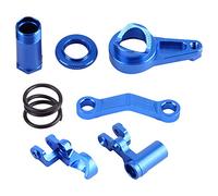 Asixxsix Ensemble Complet de Protection de Servo de Direction en Alliage D'aluminium Exquis, pour Camion Slash 4x4 1/10, Voiture RC, Nouveau Design pour Amateurs