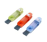 Asixxsix Ensemble de Brosses de Nettoyage 3 en 1 pour Couvercles de Tasses, Brosse de Nettoyage Multifonctionnelle pour Bouteilles, Nettoyeur de Couvercles de Tasses Portable