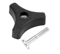 Asixxsix Ensemble de Vis/vis de Fixation de Bouton de Poignée Compact adapté à la Machine de Tondeuse à Gazon Économie de Main-d'œuvre Rentable pour les Amateurs D'entretien de la Pelouse ABS +