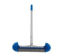 Asixxsix Ensemble D'outils de Nettoyage de Piscine avec Poteau D'extension Réglable, Filet en Filet et Brosse Rotative à 360 pour Les Piscines Au-Dessus du Sol