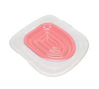 Asixxsix Entraîneur de Toilettes pour Chats, Kit de Formation de Toilettes Réutilisables de qualité Supérieure pour Un Nettoyage Facile, adapté à Toutes Les Formes de (Plateau Blanc, 1 Support