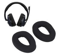 Asixxsix EPOS H3 PRO Coussinets de rechange pour casque hybride avec matériaux en gel, tissu en respirante, cuir protéiné, éponges à mémoire de forme, coussinets en gel rafraîchissant