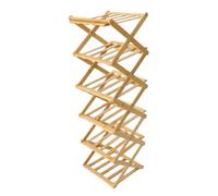 Asixxsix Étagère à Chaussures à 6 Niveaux sans Assemblage, étagère à Chaussures Pliable avec Système de Verrouillage pour Une Installation Rapide, Organisateur de Rangement Peu Encombrant pour