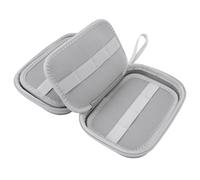 Asixxsix Étui de Rangement pour Anches, Porte-Anches en EVA pour Saxophone Alto et Clarinette avec Fonction étanche, Design Compact pour 20, Poche en Filet pour Becs et Accessoires (Grey)