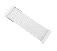 Asixxsix Extension de Câble d'alimentation, Câble en Silicone Flexible 5 V ARGB 3 Broches, d'alimentation RVB avec 56 Perles LED et Attaches de pour Boîtier PC, Décoration de Carte Mère GPU