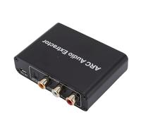 Asixxsix Extracteur audio ARC, adaptateur audio avec coupure automatique du signal, sortie sonore polyvalente, amplificateur de son haute performance, adaptateur ARC pour TV