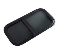 Asixxsix Fenêtre pour le Camping-car 600 X 300 Mm, Protection de la Vie Privée Teintée, Construction Durable, Installation Verticale ou Horizontale, Prise Unidirectionnelles