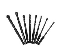 Asixxsix Foret à Béton, 8 pcs. Forets à Maçonnerie Différentes Tailles Métal Dur pour Maçonnerie