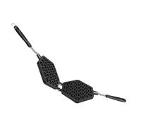 Asixxsix Gaufrier à Bulles, Moule à Gaufres aux œufs, Poêle à œufs Antiadhésive Double Face pour Petit-Déjeuner, Déjeuner, café, Restaurant, Usage Commercial à Domicile