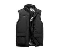 Asixxsix Gilet Chauffant pour Hommes, Gilets Chauffants électriques, DC/USB, 11 Zones de Chauffage, Veste Chauffante Réglable, Gilets d'hiver pour Plein Air Moto Camping Pêche Ski (XXXL)