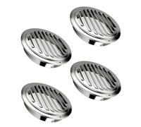Asixxsix Grille de Ventilation Ronde, Bouche D'aération en Acier (200mm /