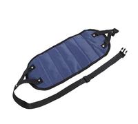 Asixxsix Hamac de Pied D'avion, Hamac de Repose-pieds en Maille Respirante pour Voyage avec Sangle Réglable, Structure Anti-basculement pour Avion, Bus, Bureau, Maison, Relaxation, (bleu marine)