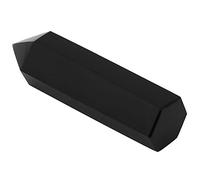 Asixxsix Hexagonale en Obsidienne Noire pour la Guérison et la Décoration, Petite Légère pour la Fabrication de Bijoux, 6x1.5cm