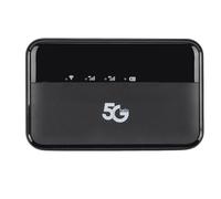 Asixxsix Hotspot Mobile 5G, 2,77 Gops DL 1,25 Gops UL Hotspot WiFi Portable à Grande Vitesse avec Fente de Carte SIM Nano pour Voyage en Plein Air, Support 32 Appareils, Batterie de
