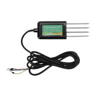 Asixxsix Humidimètre de sol, 8 en 1 IP68, kit de test de sol étanche à l'eau, résine, empotage sous vide, sonde en acier inoxydable, détection en temps réel, pH-mètre du