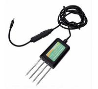 Asixxsix Humidimètre de Sol, Testeur de Sol étanche IP68, Analyseur de Portable, Température NPK EC, salinité, humidité, PH du, pour le Jardinage, L',les Plantes D'extérieur