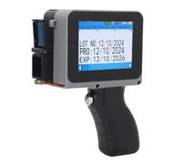 Asixxsix Imprimante à Jet d'encre Portable, Pistolet d'impression Portable avec écran Tactile de 4,3 Pouces, Hauteur d'impression de 0,5 Pouce, pour Texte, Code-Barres, Numéro de Lot