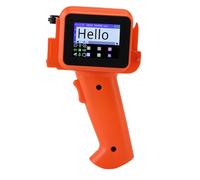 Asixxsix Imprimante à Jet d'encre portative, Machine de Codage Intelligente Portable avec écran Tactile LED HD 2.4in pour Le Texte QR Code Barcode Logo, Hauteur d'impression 1-12.7mm