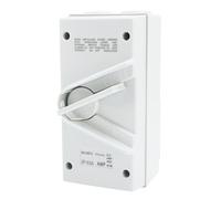 Asixxsix Interrupteur de Déconnexion à Moteur Ci-joint, 63A 440V Interrupteur D'isolement de sécurité Lourde à 3 Poteau, IP65 IP65 avec des Contacts en Argent Améliorés