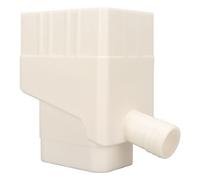 Asixxsix Inverseur de Bec de Descente, Kit de Déviateur de Baril de Pluie Universel, Système de Captage de Pluie avec Tuyau Réglable de 40 Pouces pour l'arrosage de la Pelouse et du Jardin, (White)
