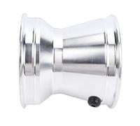 Asixxsix Jante de roue 10X4,50-5 pouces, alliage d'aluminium Ensemble de jante divisible pour kart Alésage central de 125 mm de roue pour kart avec 3 trous de boulons