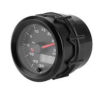 Asixxsix Jauge Turbo Boost, Manomètre Numérique Universel LED 52 Mm avec Surveillance 0-30 PSI 0-30 InHg, 7 Réglages de Couleur Pointeur Rouge Lumineux Affichage Bleu pour Camions Voitures