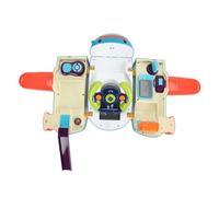 Asixxsix Jouet d'avion transformé, Simulation de Dépliage, Effets Sonores et Lumineux, Jouet d'avion de Conduite, Sensoriel avec Carte Magnétique, Bip, Banque 'Argent pour Enfants, Usage Domestique