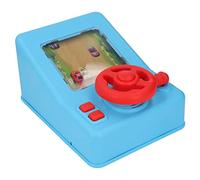 Asixxsix Jouet de Jeu de Course, Tourner et Apprendre L'Aventure, Tableau de Bord Sonore électrique, Jouet de Simulation de Conduite, Volant pour Garçon