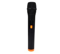 Asixxsix Jouet de Microphone pour Enfants, Faux Microphone en Plastique, Jouet de Simulation de la Parole, Accessoire de Pratique pour Halloween, Noël, karaoké, Costume de Fête, Costume (orange noir)