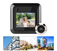 Asixxsix Judas Numérique, Caméra Grand Angle 95 ° AVEC ÉCRAN LCD TFT 2,4 POUCES, CAMÉRA VIDÉO Intelligence, Sonnette Pour Système de Sécurit Domestique