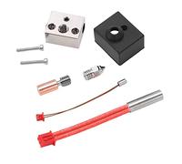 Asixxsix Kit de Bloc Chauffant pour Extrudeuse Sprite, 0,4 Mm Haute Température 300 ℃ Kit de Buse D'extrudeuse à extrémité Chaude pour Imprimantes Ender 3 S1, CR 10 Smart Pro, Sermoon V1